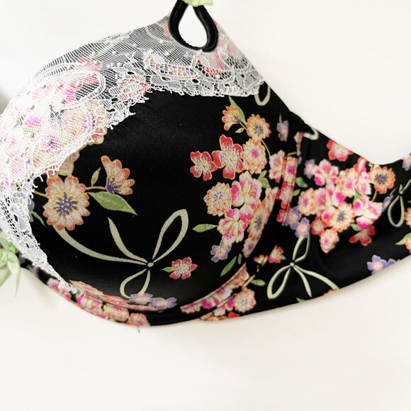 Victoria's Secret Floral Bra 36D - Worn Once - Picture 2 of 4